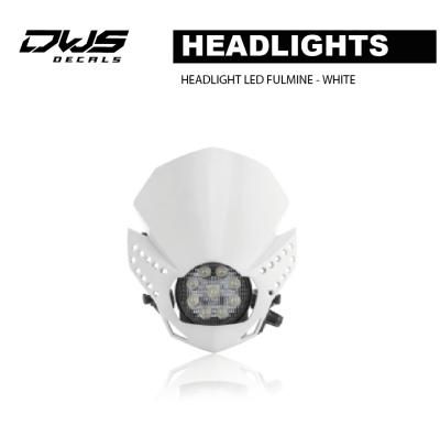 DWS DECALS HEADLIGHT LED FULMINE - WHITE