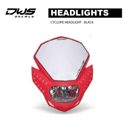 LED VISION HP HEADLIGHT - RED