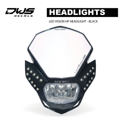 LED VISION HP HEADLIGHT - BLACK
