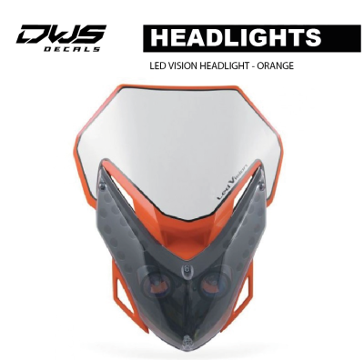 LED VISION HEADLIGHT - ORANGE