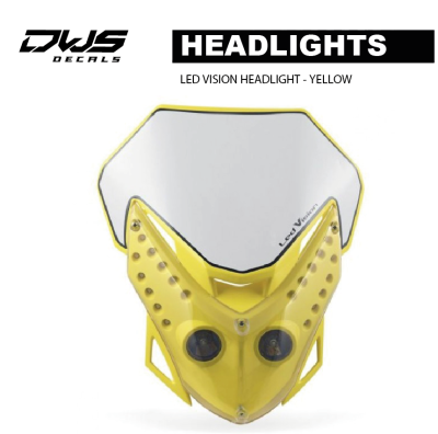 LED VISION HEADLIGHT - YELLOW