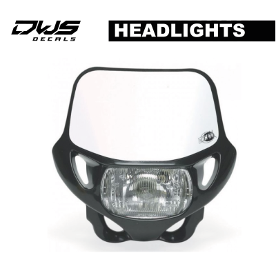 DWS DECALS DHH CERTIFIED HEADLIGHT - BLACK