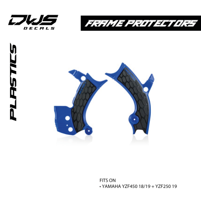 FRAME PROTECTOR YAMAHA YZF450 18/19   YZF250 19 - BLUE