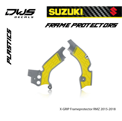 X-GRIP Frameprotector RMZ 250 2015-2018 - YELLOW/GREY