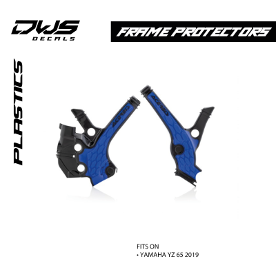 FRAME PROTECTOR YAMAHA YZ 65 2019 - BLACK/BLUE