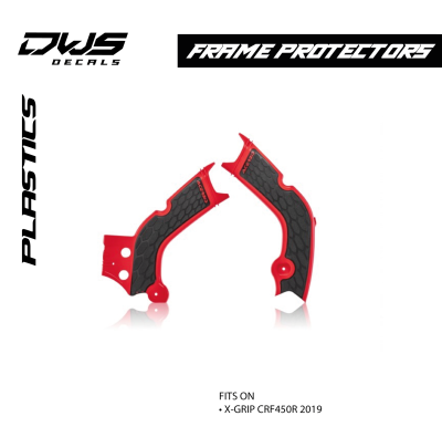 FRAME PROTECTOR X-GRIP CRF450R 2019 - RED/BLACK