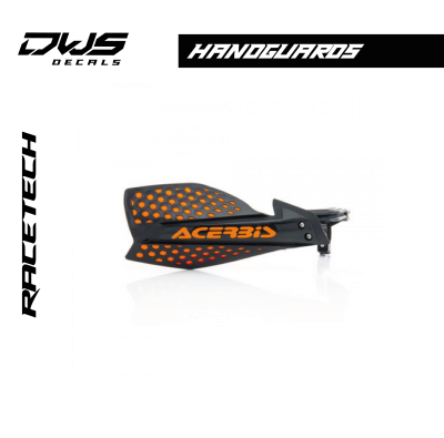 HANDGUARDS ULTIMATE - BLACK/ORANGE handkappen
