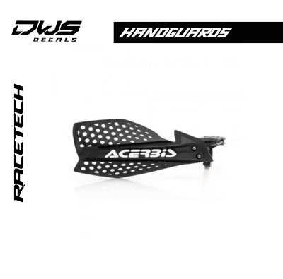 HANDGUARDS ULTIMATE - BLACK/WHITE handkappen