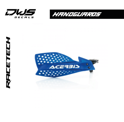 HANDGUARDS ULTIMATE - BLUE/WHITE handkappen