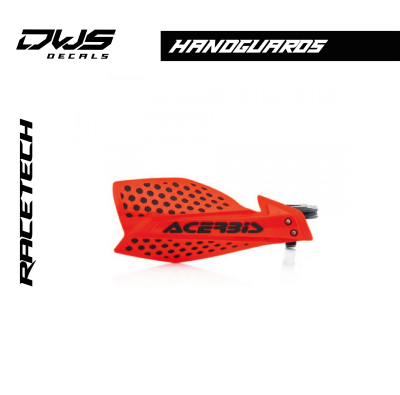 HANDGUARDS ULTIMATE - RED/BLACK handkappen