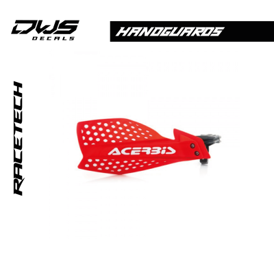 HANDGUARDS ULTIMATE - RED/WHITE