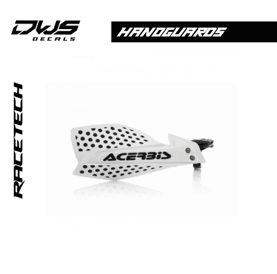 HANDGUARDS ULTIMATE - WHITE/BLACK