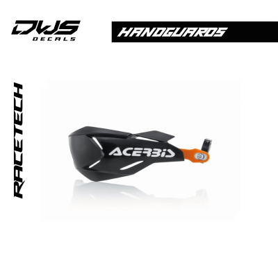 HANDGUARDS X-FACTORY - BLACK/FLUO ORANGE