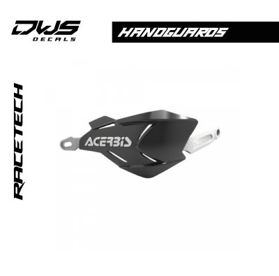 HANDGUARDS X-FACTORY - BLACK/WHITE