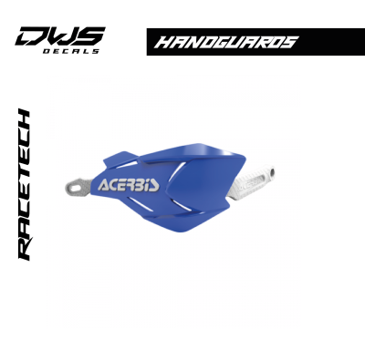 HANDGUARDS X-FACTORY - BLUE/WHITE