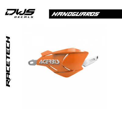 HANDGUARDS X-FACTORY - ORANGE/WHITE