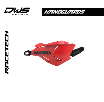 HANDGUARDS X-FACTORY - RED/BLACK 