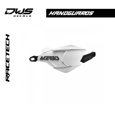HANDGUARDS X-FACTORY - WHITE/BLACK