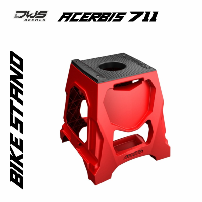 ACERBIS: PLASTICS - PADDOCK 711 BIKE STAND bokje mx supermoto supercross dws decals red