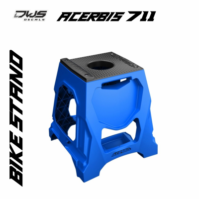 ACERBIS: PLASTICS - PADDOCK 711 BIKE STAND bokje mx supermoto supercross dws decals blue