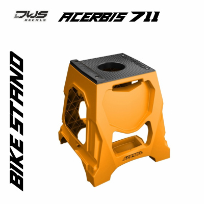 ACERBIS: PLASTICS - PADDOCK 711 BIKE STAND bokje mx supermoto supercross dws decals orange