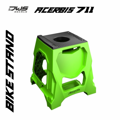 ACERBIS: PLASTICS - PADDOCK 711 BIKE STAND bokje mx supermoto supercross dws decals green
