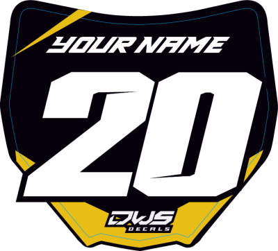SMALL NUMBER STICKERS GOLD