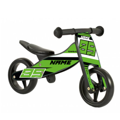 wooden pushbike houten duwfiets blue white black customizable dws decals young bike push walking prijskiller 2 in 1 3 wielen 3 wheels 2 wiels 2 wheels 