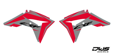 Complete stickerset Honda CRf 450 R XR 2017 Decals dekor design graphics aufklebe stickerset nummerset dws mx model 1 Honda factory look 2017 graphic rear fender front fender forkprotectors fluor yellow kabelgeschutzer kot flugel neon