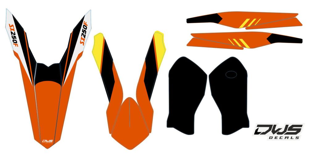 Trimset KTM SX SX-F 125 150 250 350 450 2013/2015 Model 11