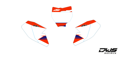 Nummerset  KTM SX 65 2016/2018 Model 11