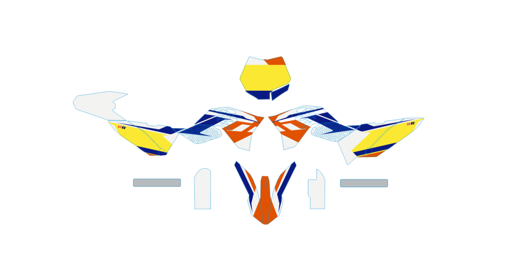 Complete stickerset KTM SX 65 2009 2010 2011 2012 2013 2014 2015 Model 2 Decals dekor design graphics aufklebe stickerset nummerset dws mx