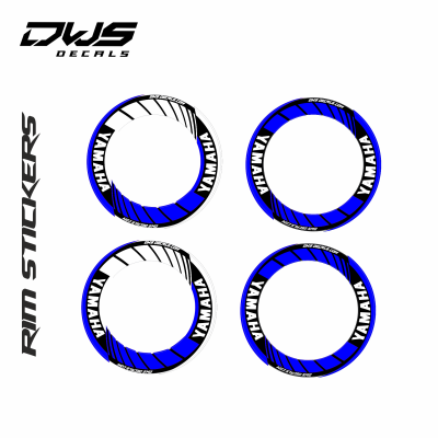 Velg sticker Rim sticker white wit orange black zwart oranje schwarz smf cross dws dwsdecals decals 16 17 16.5 inch blauw blue blau yamaha