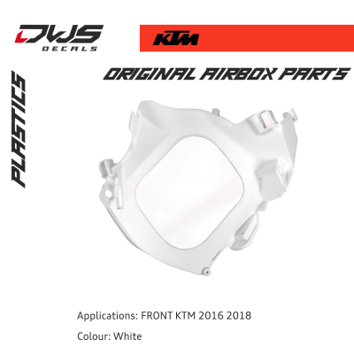 Airbox Parts KTM 2016-2018 Front Orange Airbox Front Applications: KTM 2016-2018 Colour: White dws decals dwsdecals