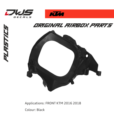 Airbox Parts KTM 2016-2018 Front Orange Airbox Front Applications: KTM 2016-2018 Colour: Black dws decals dwsdecals