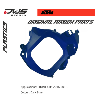 Airbox Parts KTM 2016-2018 Front Orange Airbox Front Applications: KTM 2016-2018 Colour: Dark blue dwsdecals dws decals
