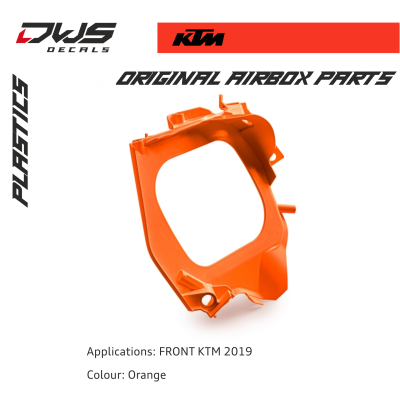 Airbox Parts KTM 2019 Front Orange Airbox Parts KTM 2019 Front Orange Airbox Front Applications: KTM 2019 Colour: Orange dws decals dwsdecals