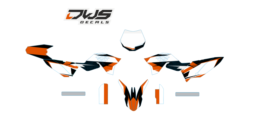 Complete stickerset KTM SX 65 2009 2010 2011 2012 2013 2014 2015 Model 3 Decals dekor design graphics aufklebe stickerset nummerset dws mx