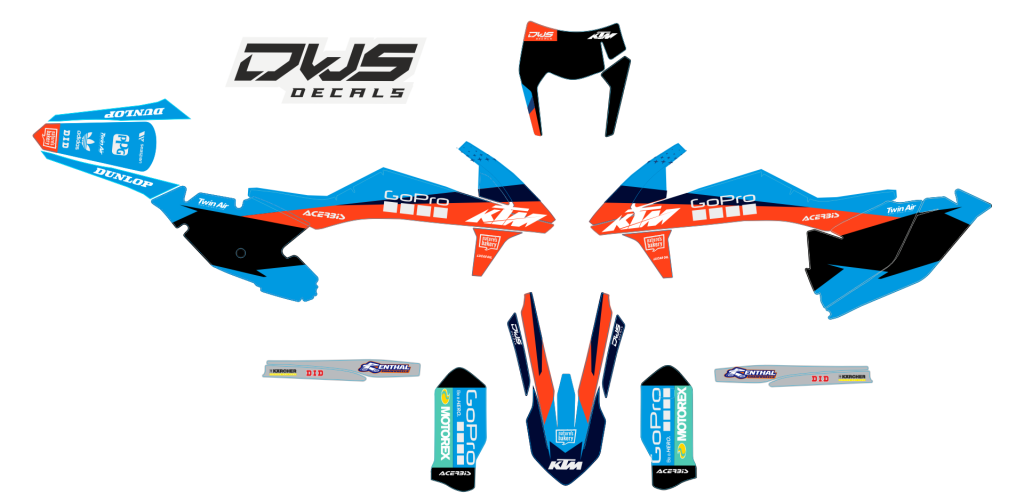  KTM EXC 125 250 350 450 500 2017-2019 Model 16