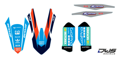 Trimset KTM SX SX-F 125 150 250 350 450 2016/2017 Model 28