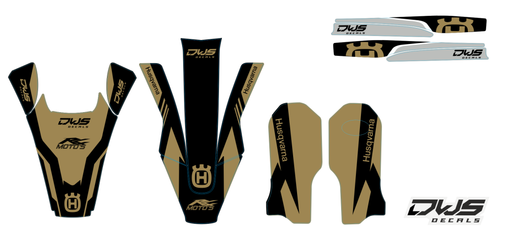 Trimset Husqvarna TE FE 2017 2018 2019 model 1