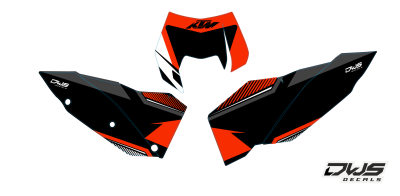 Nummerset KTM SX - EXC 2008/2011 Model 11