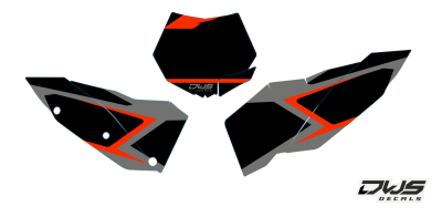 Nummerset KTM SX SXF 2007 2010 Model 8