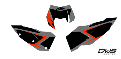 Nummerset KTM SX - EXC 2008/2011 Model 12