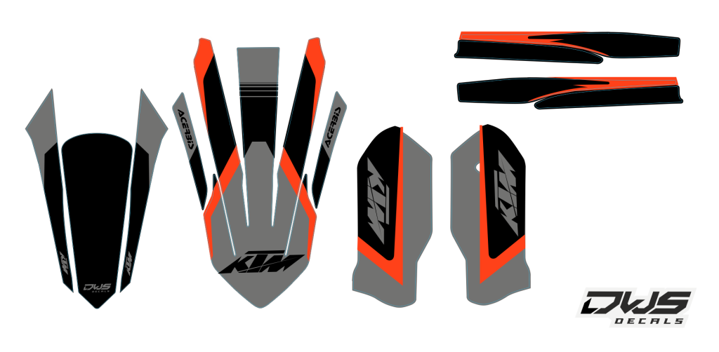 Trimset KTM EXC 125 250 350 450 500 2017 Model 17