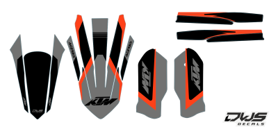 Trimset KTM EXC 125 250 350 450 500 2017 Model 17