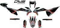 KTM EXC 125 250 350 450 500 2020 Model 14 set
 
Gehele stickerset bestaande uit
- Radiaset (6 delig)
- Nummerset (5 delig)
- Trimset (12 delig)

 
KTM EXC 125 250 350 450 500 2020 Model 14 set

consisting off:
- Radiator shrouds (6 tiles)
- Nu
