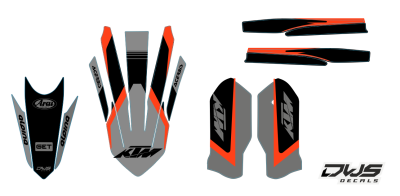 KTM EXC 125 250 350 450 500 2020 Model 14 set
 
Gehele stickerset bestaande uit
- Radiaset (6 delig)
- Nummerset (5 delig)
- Trimset (12 delig)

 
KTM EXC 125 250 350 450 500 2020 Model 14 set

consisting off:
- Radiator shrouds (6 tiles)
- Nu