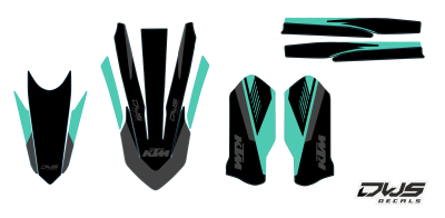 Complete decal kit stickerset ktm sx 125 150 sxf 250 350 450 2019 2020 side exc panel radiator shrouds front fender rear fender fork protectors swingarm nummers nummern radiator delen kappenvoorspatbord achterspatbord brug stickers voorpootbeschermers gab