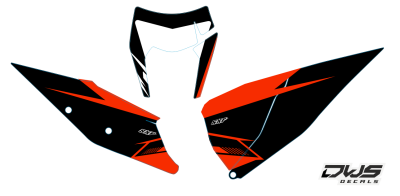 KTM EXC 125 250 350 450 500 2020 Model 14 set
 
Gehele stickerset bestaande uit
- Radiaset (6 delig)
- Nummerset (5 delig)
- Trimset (12 delig)

 
KTM EXC 125 250 350 450 500 2020 Model 14 set

consisting off:
- Radiator shrouds (6 tiles)
- Nu